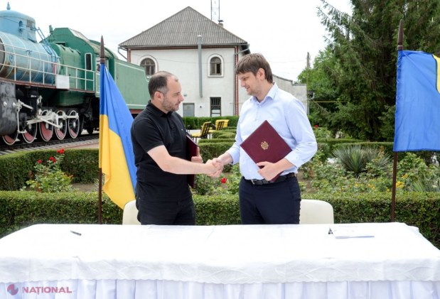 R. Moldova, export de mărfuri pe la Izmail: Circulația pe tronsonul de cale ferată Berezino (Ucraina) - Basarabeasca (R. Moldova), RELANSATĂ după 25 de ani