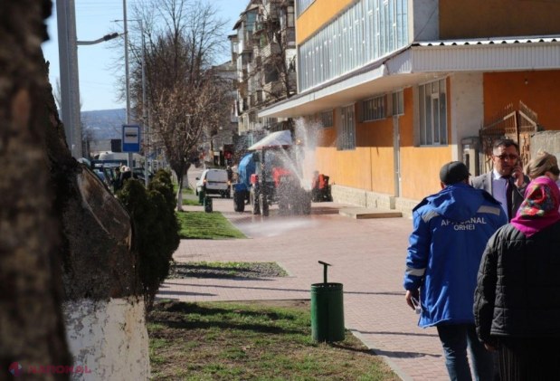 FOTO // La Orhei se iau măsuri fără PRECEDENT împotriva CORONAVIRUSULUI