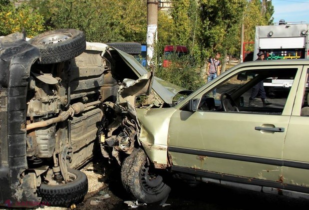 Accident în sectorul Ciocana al capitalei