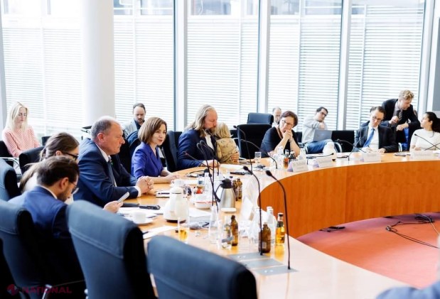FOTO // Maia Sandu a primit ASIGURĂRI ferme la Berlin din partea cancelarului Olaf Scholz și președintelui Frank-Walter Steinmeier: Germania susține aderarea R. Moldovei la UE