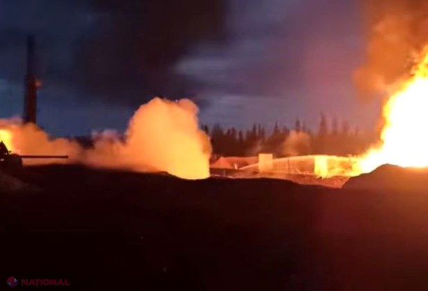 FOTO // Cu RUȘII nu te pui! Soluția TERIBILĂ la care au recurs pentru a stinge un incendiu izbucnit la o mega-sondă petrolieră
