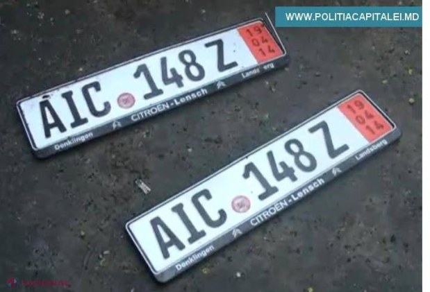  Furau plăcuţe de înmatriculare şi cereau bani de la proprietari