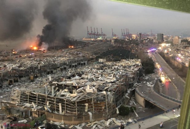 UPDATE, VIDEO // PANICĂ în capitala Libanului. Deflagraţie de proporţii în portul din Beirut. 50 de MORŢI şi circa 3 000 de răniţi