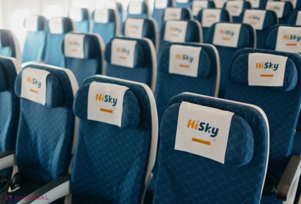 FOTO // Compania HiSky scrie ISTORIE în aviația din R. Moldova. În această dimineață a DECOLAT primul zbor lung-curier cu ruta Chișinău– București–New York