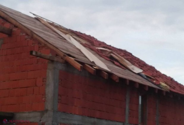 Ploaia cu GRINDINĂ a făcut RAVAGII în mai multe localități din R. Moldova