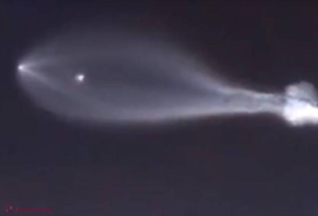 VIDEO // Apariție BIZARĂ pe cerul Chișinăului: „Era un obiect zburător cu forma unui GHEM DE FOC CU COADĂ. A traversat Chișinăul de la vest la est”