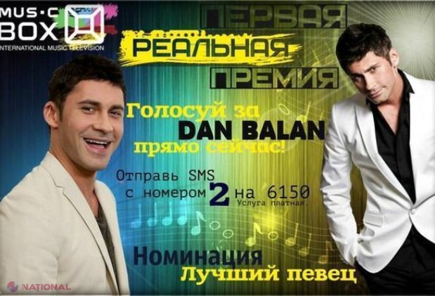 VIDEO // Dan Bălan a fost declarat interpretul anului în Rusia!