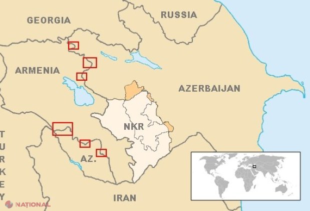UPDATE // Un conflict vechi de 40 de ani între Azerbaidjan şi Armenia riscă să declanșeze un RĂZBOI. Bombardamente, civili uciși și tehnică militară distrusă