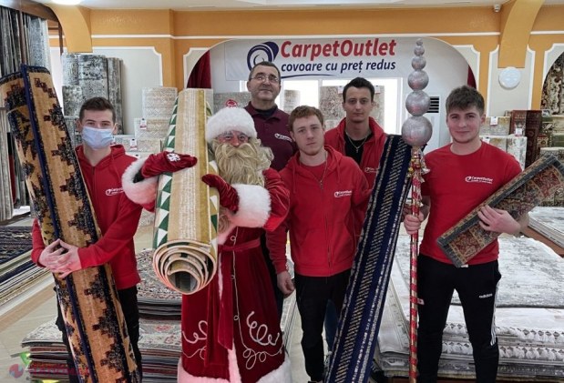 Moș Carpet Outlet a pregătit 7 Mega Surprize și Cadouri pentru Tine și Oamenii Dragi din anturajul Tău.