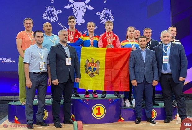 GALERIE FOTO // R. Moldova, din nou la ÎNĂLȚIME - nouă MEDALII, inclusiv patru de AUR, pentru atleții noștri la Campionatul European de Haltere
