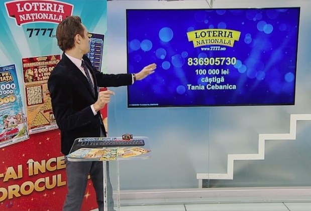 VIDEO // Loteria: „Pietrele prețioase” i-au adus unui pedagog din Chișinău 100 000 de lei