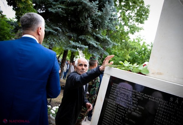 GALERIE FOTO // La Sângerei a fost inaugurat un monument în memoria victimelor DEPORTĂRILOR regimului totalitar comunist de OCUPAȚIE