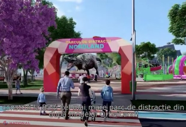 VIDEO, FOTO // La Bălți urmează să fie edificat „NordLand”. Marina Tauber: „Va fi cel mai mare și mai modern parc de distracții din întreaga regiune”. Cum va arăta parcul de distracții