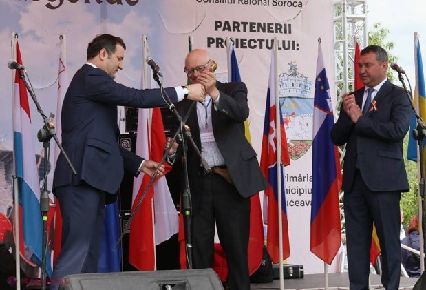 FOTO // Sabia lui Ştefan cel Mare a ajuns la Cetatea Soroca: „E o moştenire pe care trebuie să o transmitem generaţiilor viitoare”