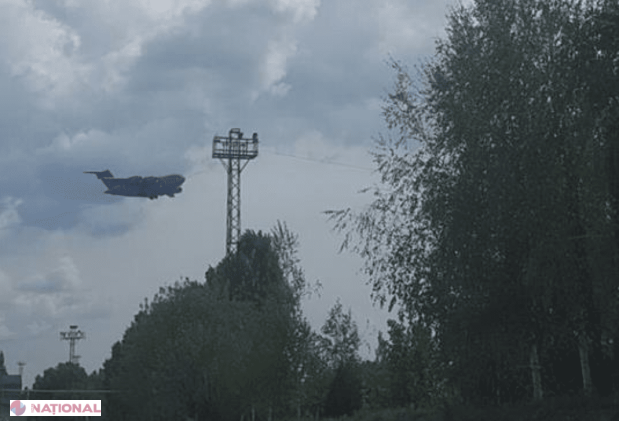 FOTO // Vin americanii! Avion militar MISTERIOS, azi deasupra Chișinăului