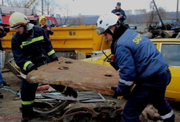 ACCIDENT: Două camioane s-au ciocnit la Căușeni, iar un șofer a ajuns la spital 