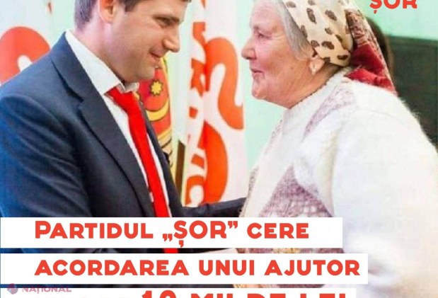 DOC // Ilan Șor insistă ca cetățenilor să le fie acordat, în regim de urgență, câte un ajutor UNIC de 10 000 de lei: „Să nu spuneți că este populism, pentru că Germania, țara la care vă raportați, a acordat un astfel de ajutor cetățenilor săi”