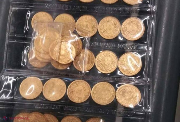 Monede vechi de peste 150 de ani, reținute la Aeroport: Un cetățean francez le aducea în R. Moldova