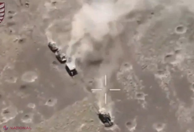 VIDEO // Ucraina a respins cel mai mare ATAC mecanizat al rușilor din ultimele patru luni. Invadatorii au folosit 57 de blindate, dar multe dintre ele au fost DISTRUSE