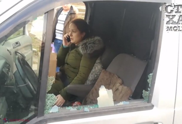 VIDEO // Caz ÎNGROZITOR la Chișinău. Un șofer „cu relații în poliție” i-a spart geamul unui tânăr și l-ar fi amenințat cu MOARTEA