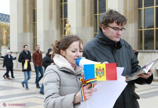 FOTO // Europa ZGUDUITĂ de mesaje în susținerea integrării europene a R. Moldova