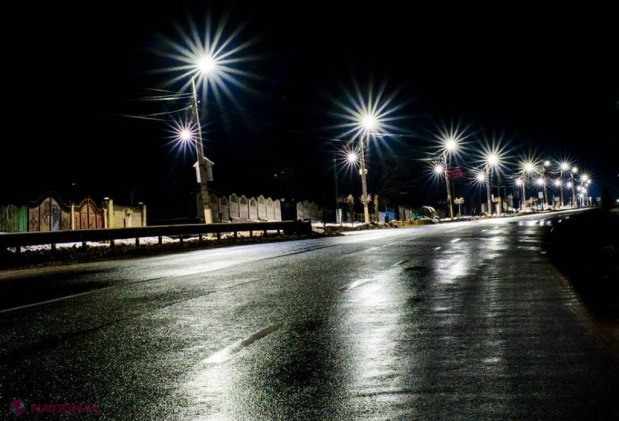 FOTO // Grație majorării bugetului, la Orhei a fost implementat proiectul de iluminare a trotuarelor