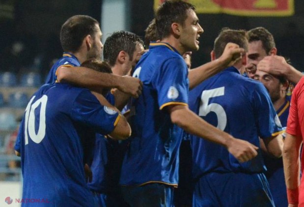 GALERIE FOTO, VIDEO // Vezi cum s-au bucurat „tricolorii” la golurile înscrise Muntenegrului