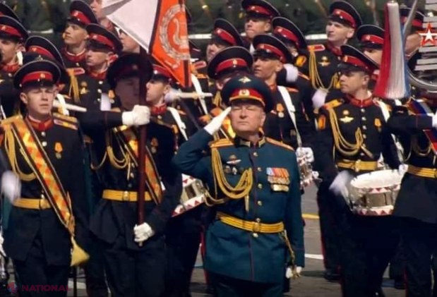VIDEO // Putin și-a scos ostașii la DEFILARE în Piața Roşie, în timp ce ucide cu sânge rece civili în Ucraina