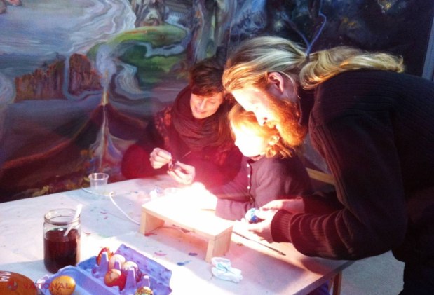 Atelier de încondeiere a ouălor de Paști, deschis la Chișinău