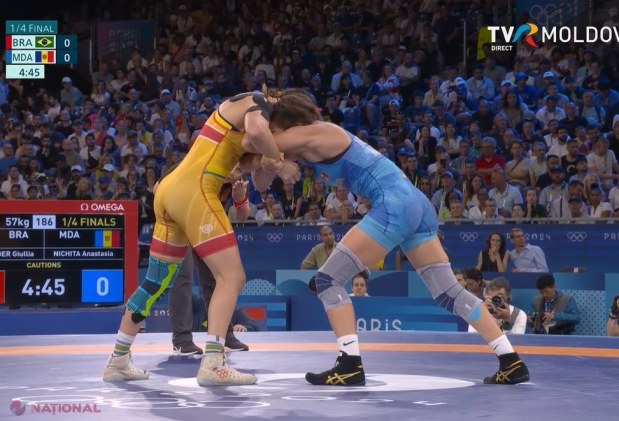 VICTORIE pentru Anastasia Nichita în a doua luptă. Sportiva noastră s-a calificat în SEMIFINALE și o despart doar două lupte de medalia de AUR