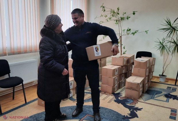 FOTO // Peste 8 000 de pensionari din Orhei au primit DARURI de la echipa lui Ilan Șor, cu ocazia sărbătorilor de iarnă