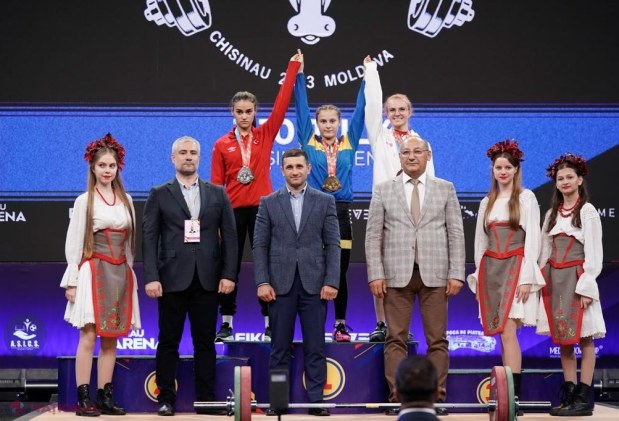 GALERIE FOTO // R. Moldova, din nou la ÎNĂLȚIME - nouă MEDALII, inclusiv patru de AUR, pentru atleții noștri la Campionatul European de Haltere