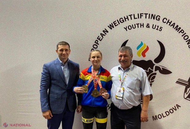 GALERIE FOTO // R. Moldova, din nou la ÎNĂLȚIME - nouă MEDALII, inclusiv patru de AUR, pentru atleții noștri la Campionatul European de Haltere