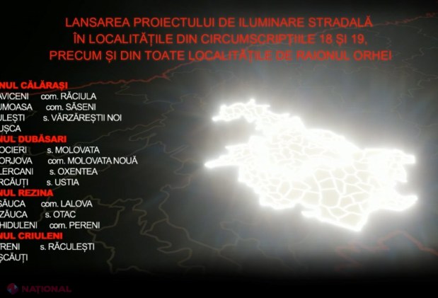 VIDEO // Ilan Șor anunță că de mâine încep lucrările de „ILUMINARE totală” în 104 localități din R. Moldova