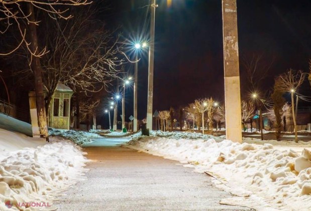 FOTO // Grație majorării bugetului, la Orhei a fost implementat proiectul de iluminare a trotuarelor