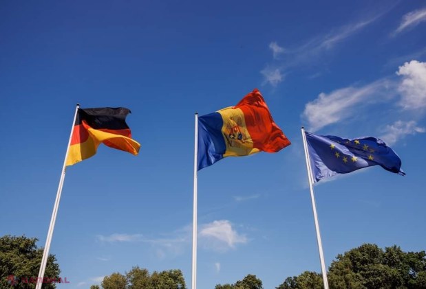 FOTO // Maia Sandu a primit ASIGURĂRI ferme la Berlin din partea cancelarului Olaf Scholz și președintelui Frank-Walter Steinmeier: Germania susține aderarea R. Moldovei la UE