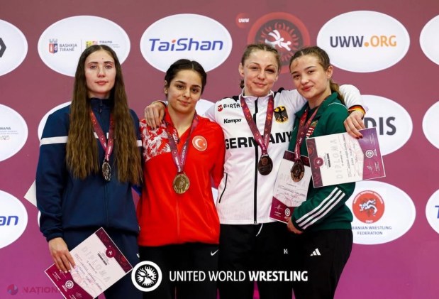 O nouă MEDALIE pentru R. Moldova. Mihaela Samoil a câștigat argintul european la lupte U23