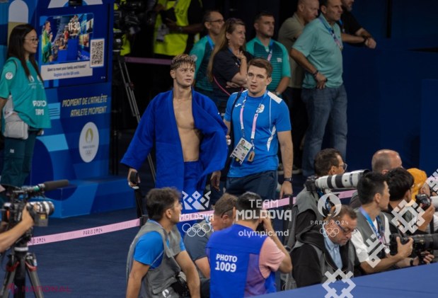FOTO // Judocanul Mihail Latîșev, eliminat de la Jocurile Olimpice. Sportivul nostru de 20 de ani a cedat în fața campionului MONDIAL Tato Grigalashvili