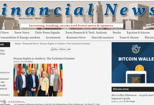 The Financial News scrie despre încălcarea drepturilor lui Ilan Șor: „Nistrul turbulent”