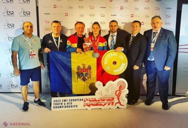 Număr-RECORD de medalii pentru Republica Moldova la Campionatul European de Haltere 