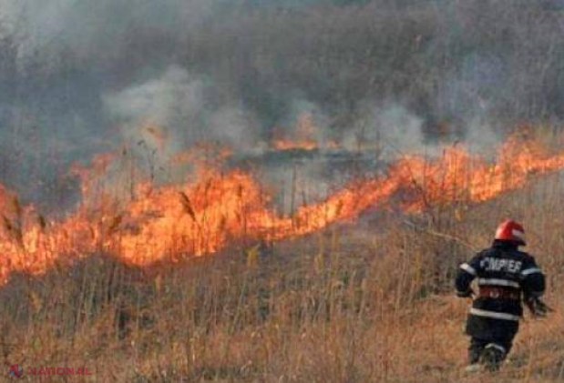 Îngrijorător! Un sat din R. Moldova, la un pas de a fi cuprins în totalitate de FLĂCĂRI