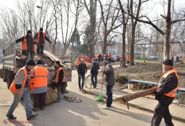 BILANȚ // Primăria Chișinău anunță că la marea curățenie de primăvară au participat peste 10 mii de oameni
