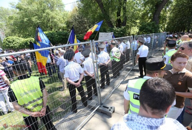 Unioniștii, huiduiți de 9 mai