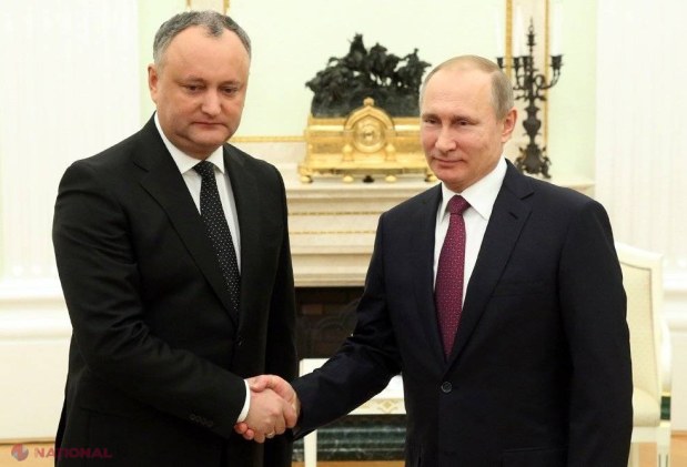 FOTO // Dodon s-a întâlnit cu Putin: „Poporul Moldovei urmărește cu mare ATENȚIE această vizită”