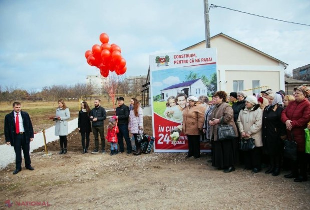 FOTO // Primii beneficiari au primit cheile de la locuințele SOCIALE construite în Orhei. Vor plăti doar 500 de lei pe lună, fără nicio dobândă