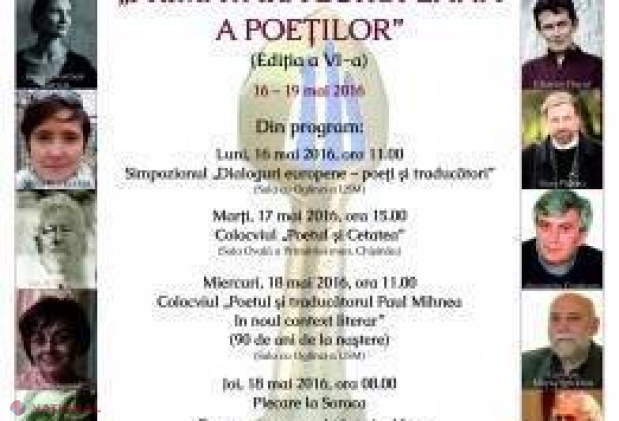 Poeți din DIVERSE țări al lumii participă la un Festival Internațional din Chișinău