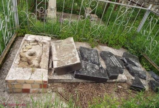 Nici morții nu mai au liniște: Doi minori au distrus mai multe morminte dintr-un cimitir din R. Moldova