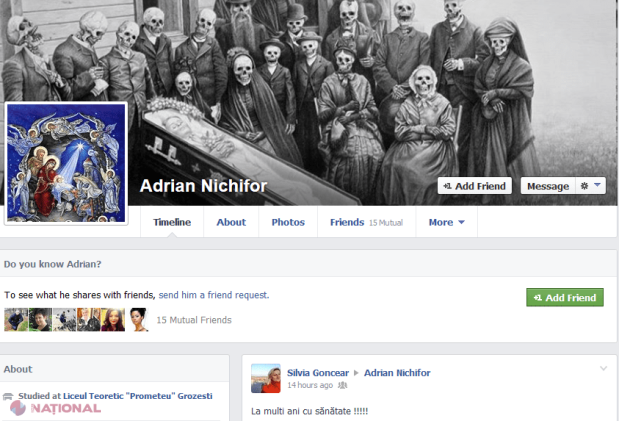 La ÎNCHISOARE // Adrian Nichifor, activ pe Facebook