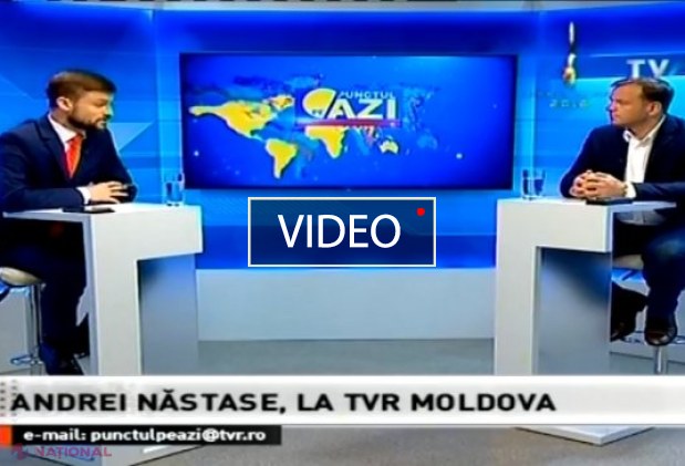 VIDEO // Dialog „SPUMOS” între un jurnalist de la TVR și Andrei Năstase: „S-a creat impresia că trebuie să fiți menționat și în rubricile cursul valutar sau prognoza meteo”