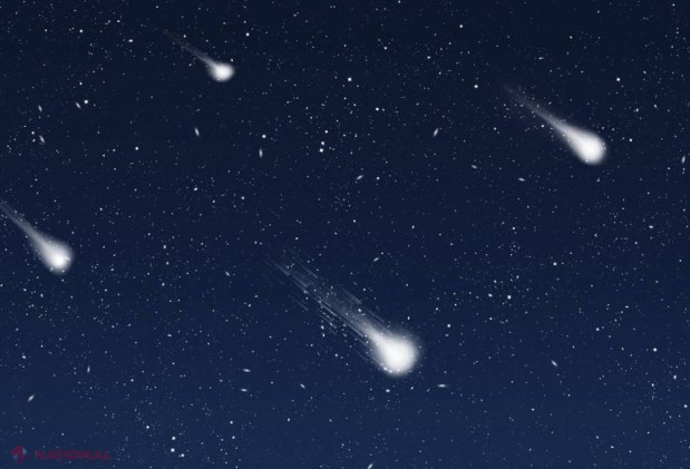 La ce oră va începe ASTĂZI „Ploaia de meteori” și de unde se va putea vedea în Chișinău